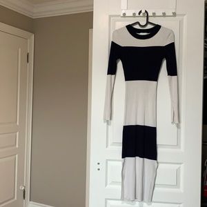 H&M classic maxi sweater dress xs